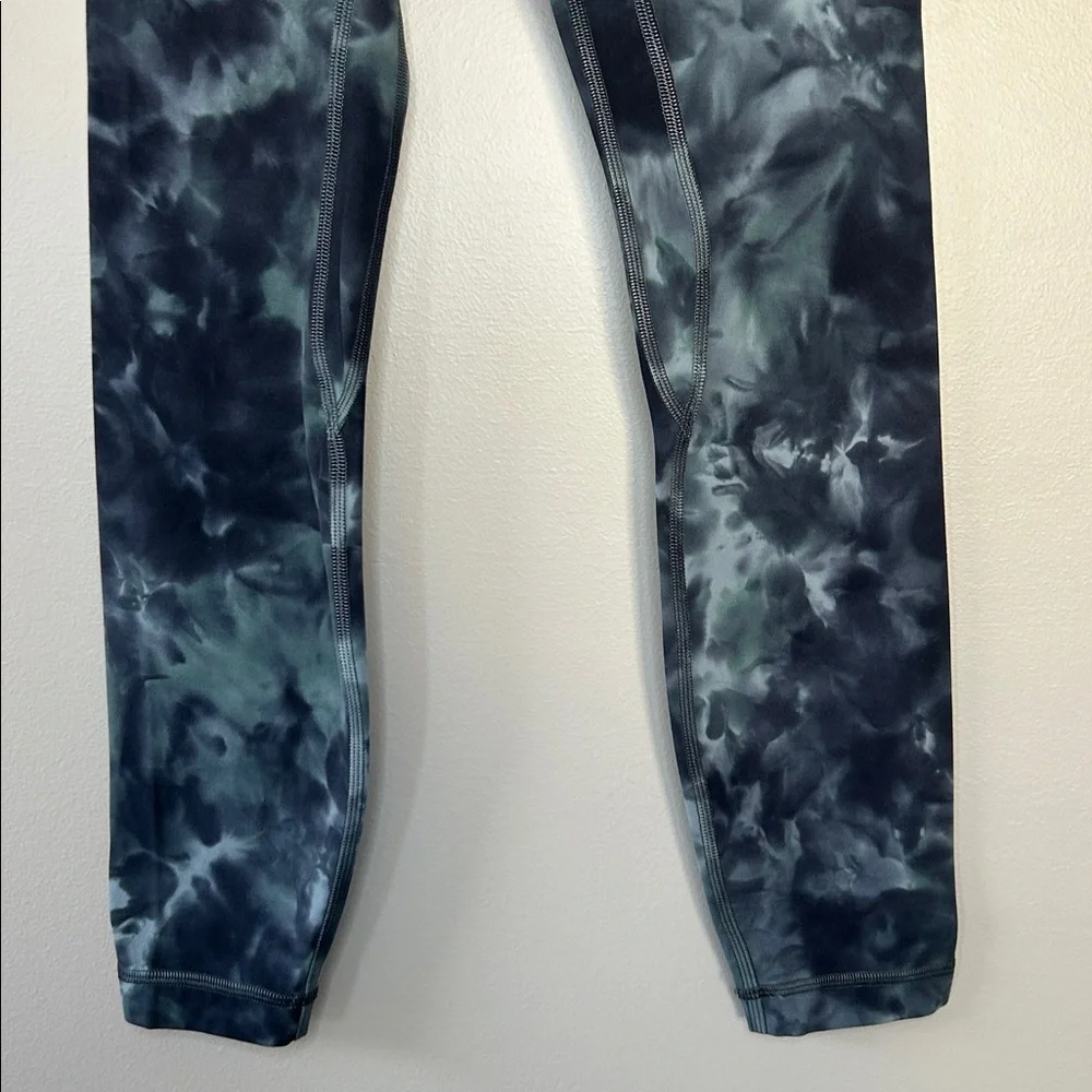 Lululemon‎ Align High Rise Pant 25” Diamond Dye Tidewater Teal Size 0